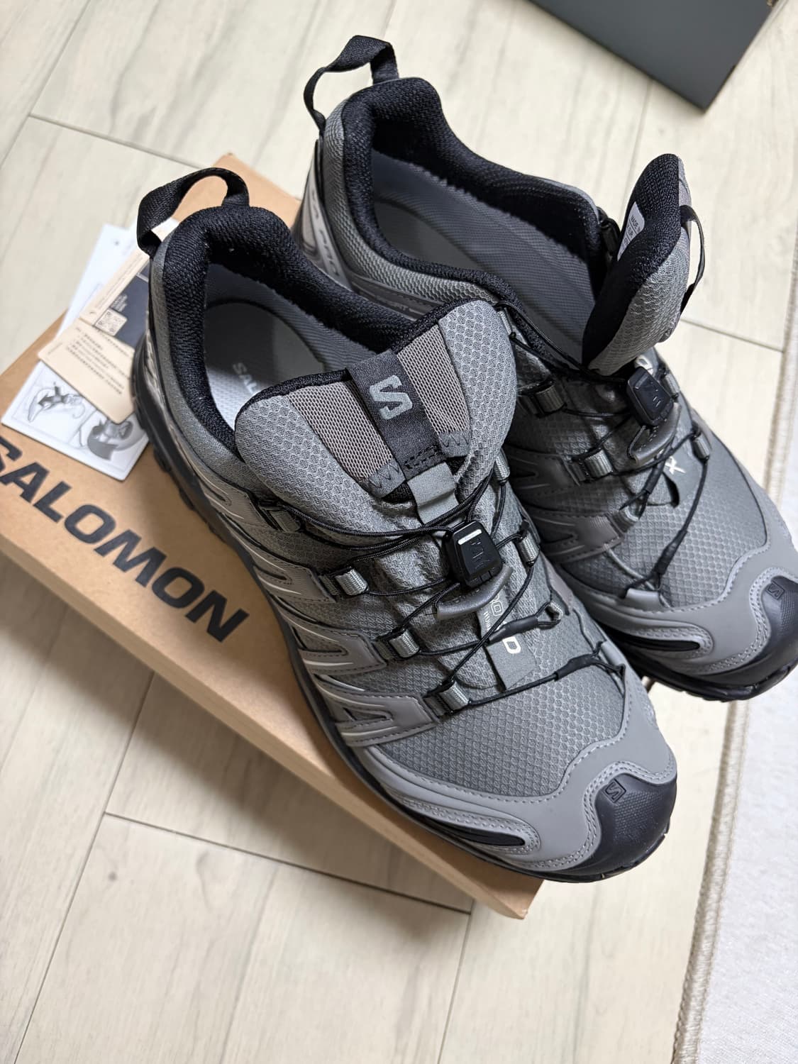 [270] 실착x 살로몬 XA 프로 3D GTX 퓨터 블랙실버클라우드  상품이미지1