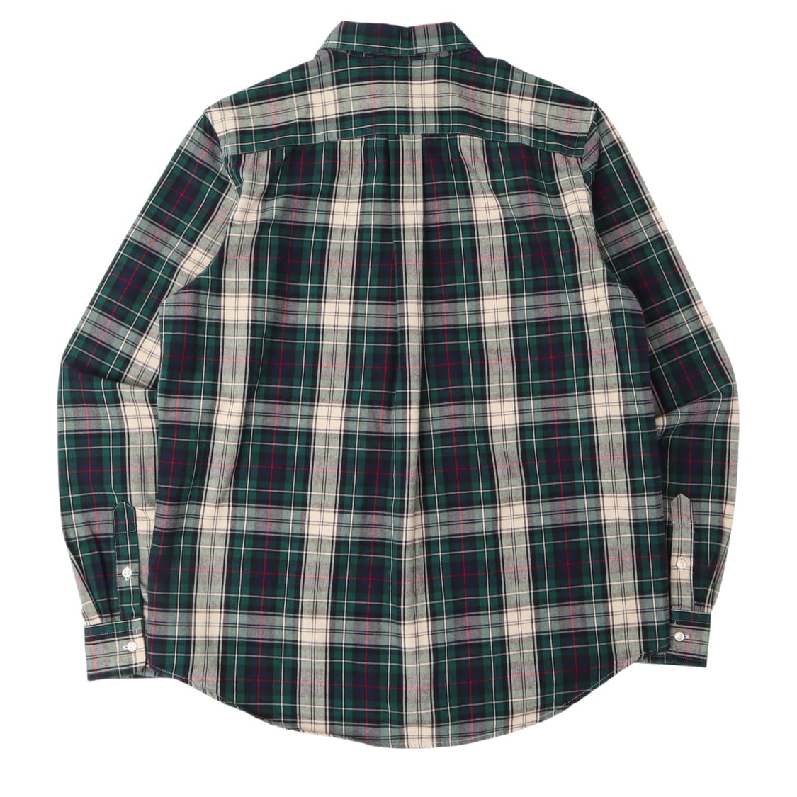폴로 랄프로렌 그린 플래드 체크 멀티포니 코튼 셔츠 상품이미지5