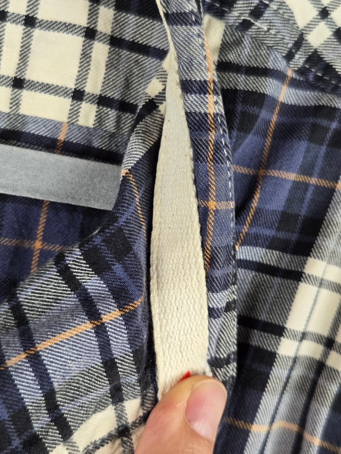 [무료배송]슈퍼드라이 M 남성 차이나카라 체크 긴팔 셔츠 상품이미지7