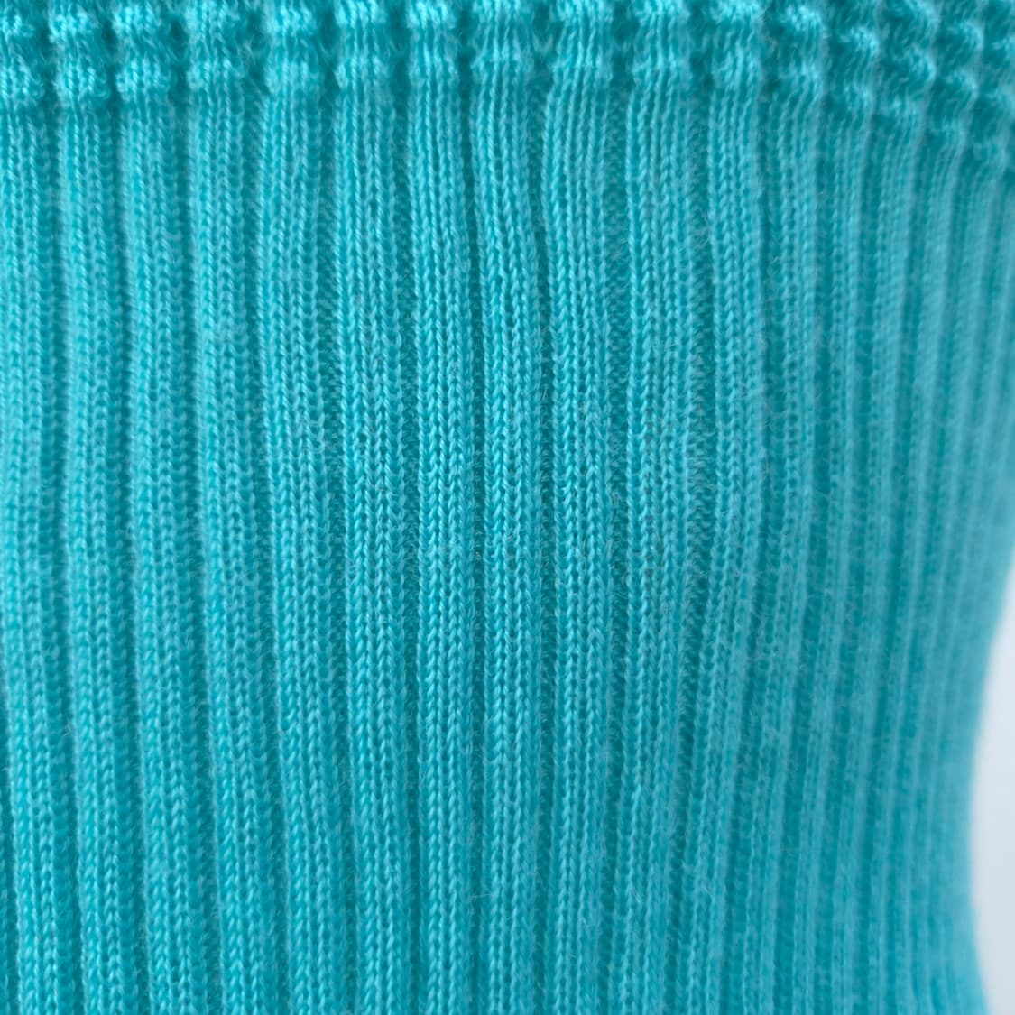 프랑스산 터쿼이즈 블루 터틀넥 민소매 니트 상품이미지7