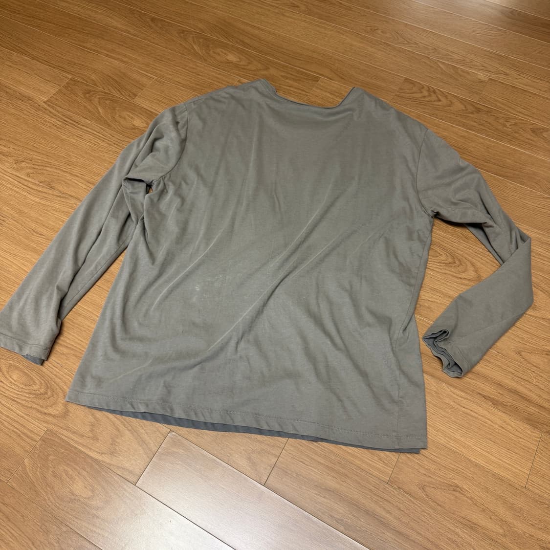 해칭룸 Two Face Tee Khaki / Grey 2사이즈 상품이미지5