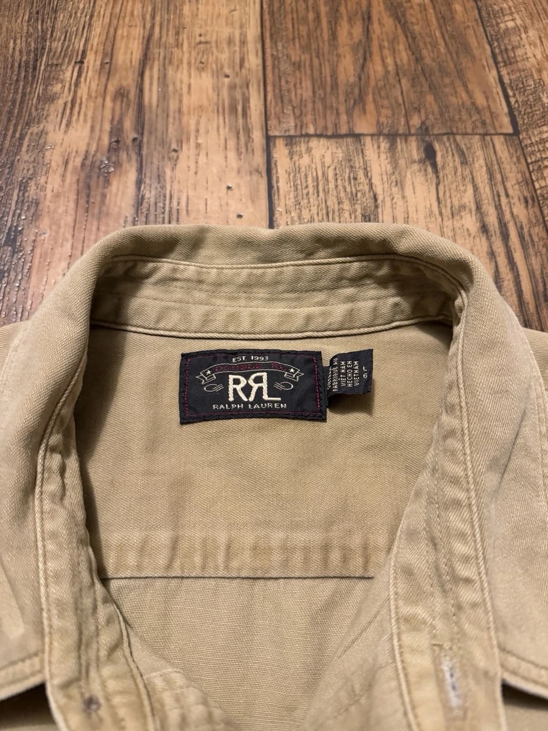 RRL 더블알엘 트윌 오피서 워크셔츠 상품이미지3