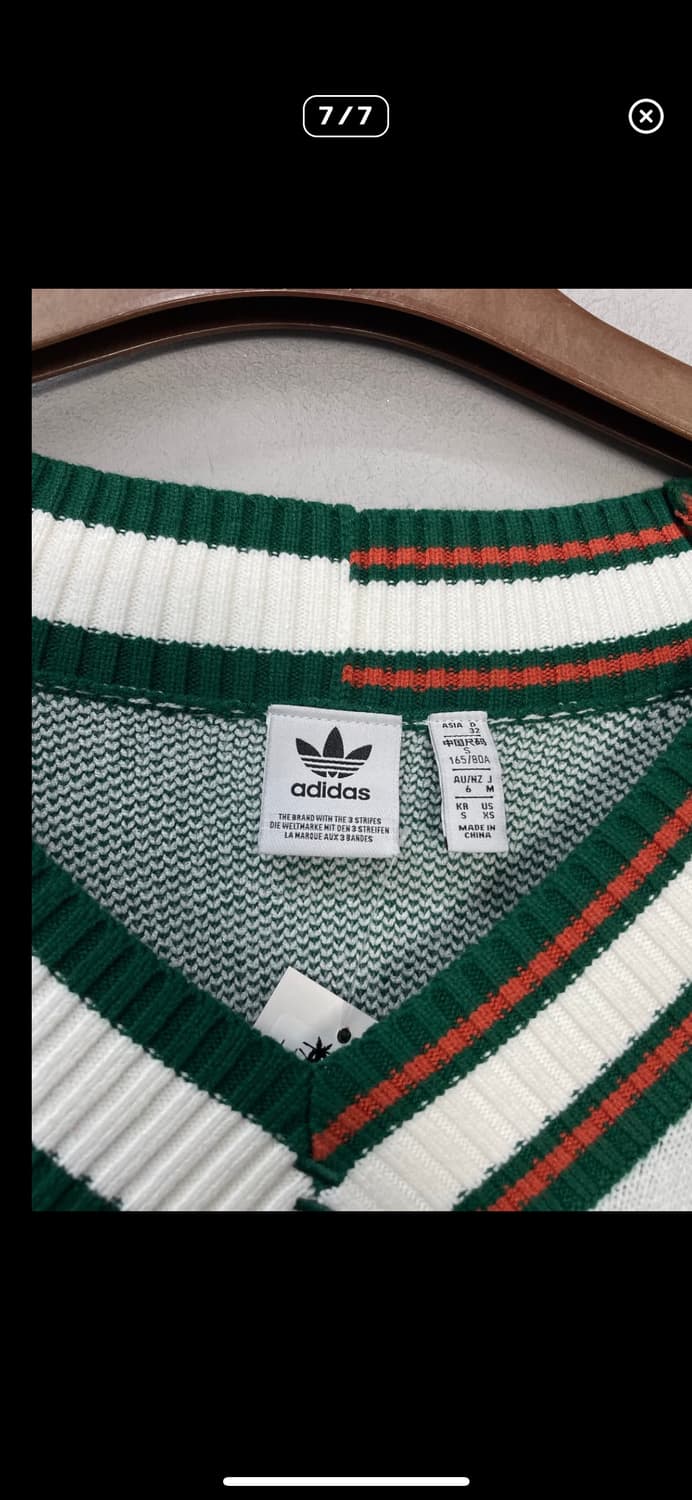 아디다스 오리지널 빅로고 브이넥 니트 A2927 상품이미지6