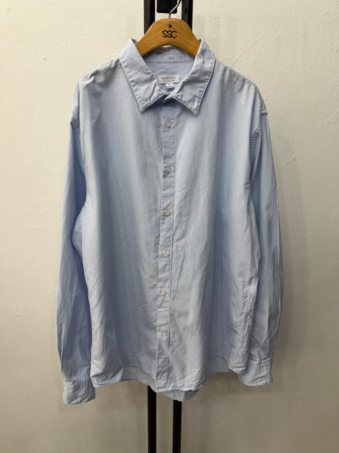 매장판정품) sunspel 선스펠 23ss 남성  셔츠 XL 상품이미지1