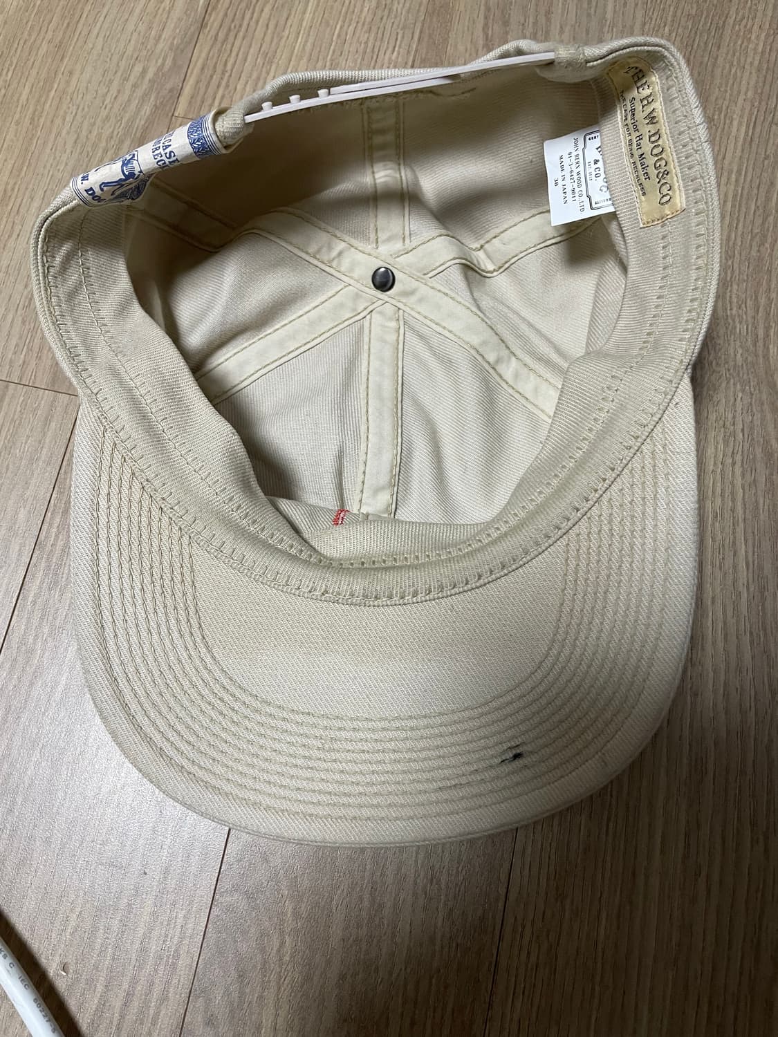 The H.W dog&co 베이지 모자 상품이미지2