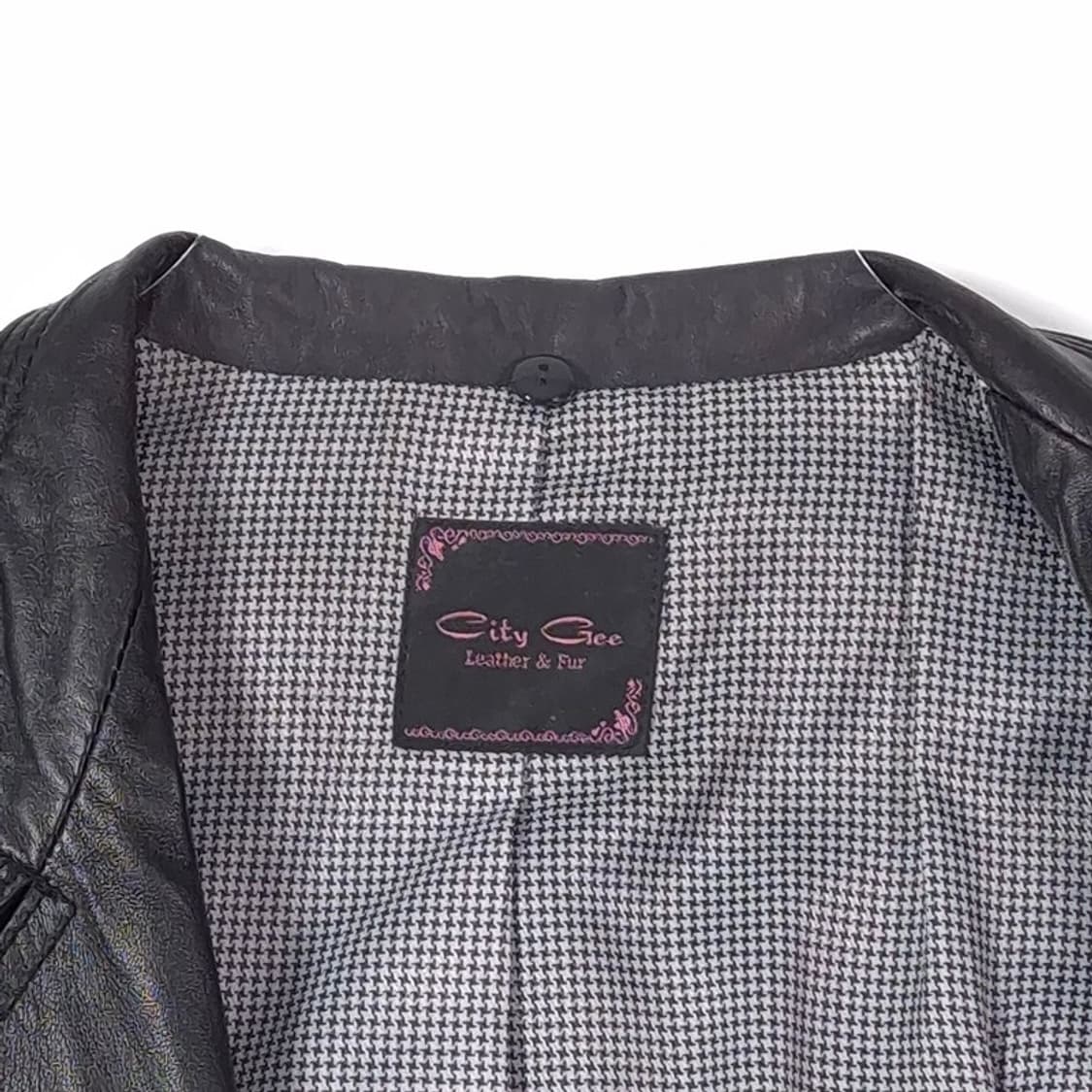 City Gee 이태리 램스킨 퀼팅 가죽 자켓 상품이미지7