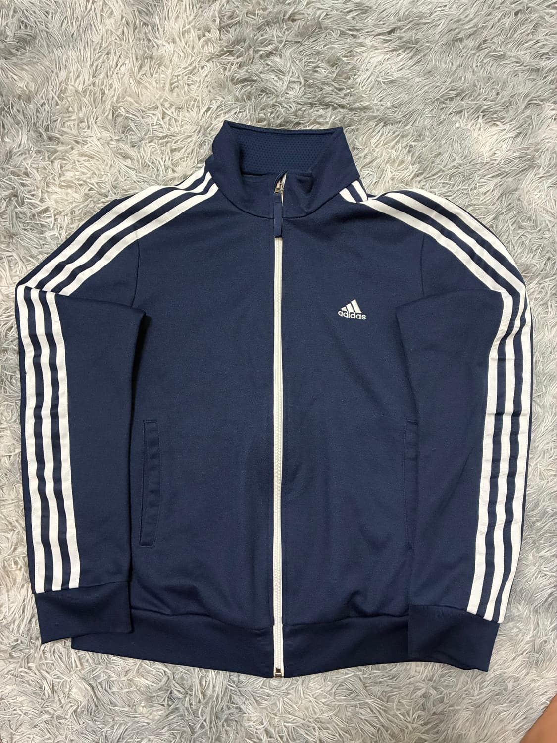 아디다스 네이비 삼선 올드스쿨 트랙탑(L) 상품이미지2