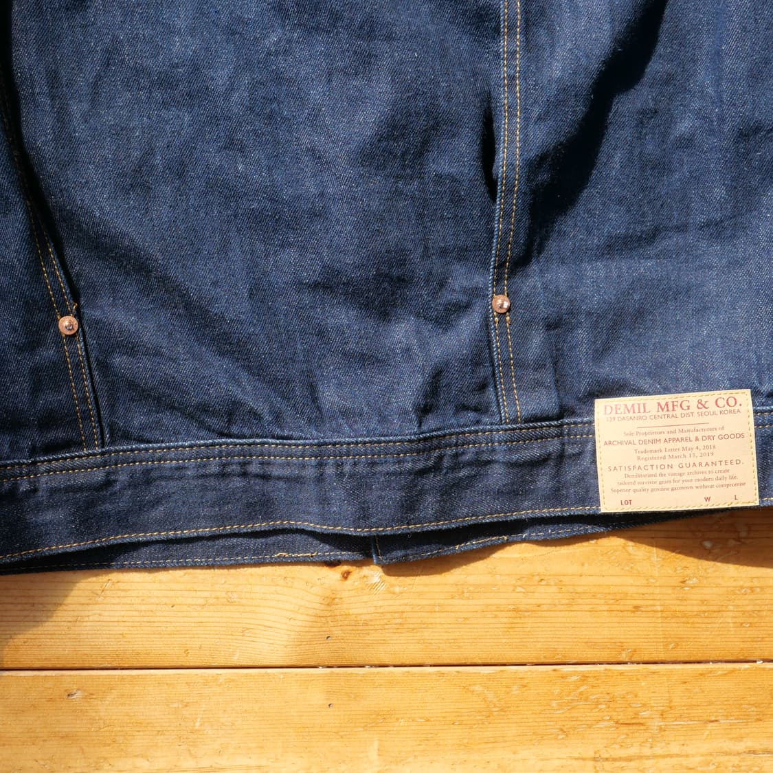 데밀 × 펜필드 1세대 데님 자켓 (XL) 상품이미지4
