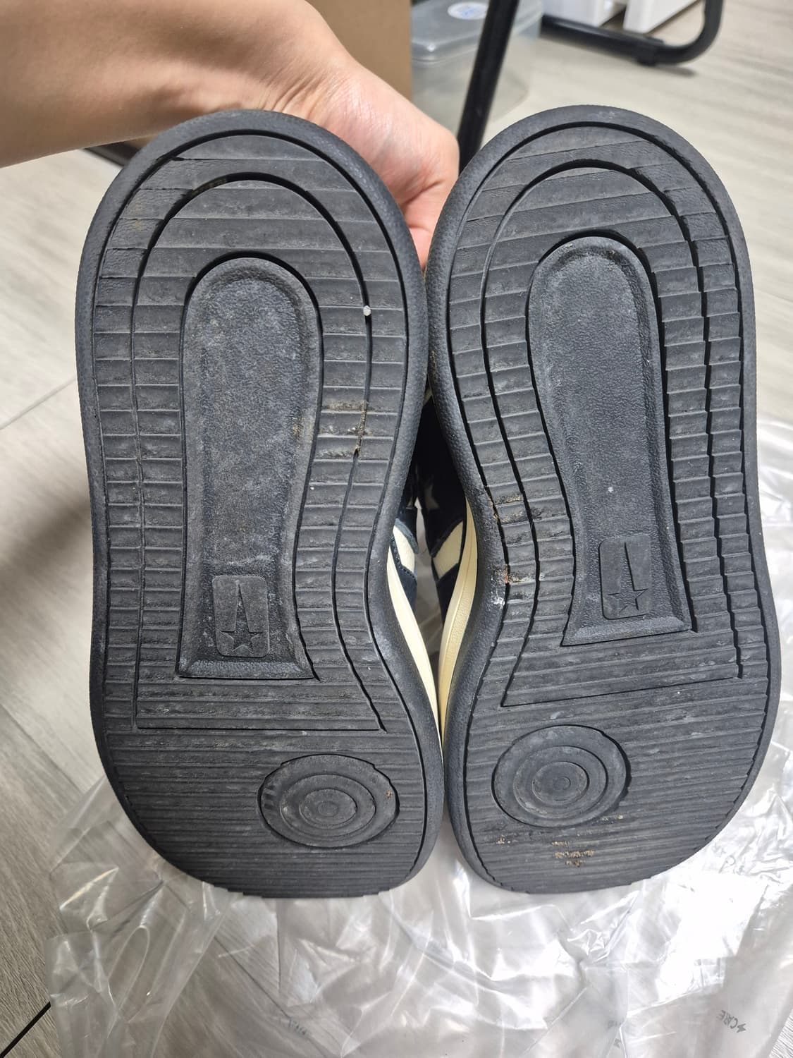 [250] 릭오웬스 컨버스 다크쉐도우 터보웨폰 블랙크림 상품이미지5