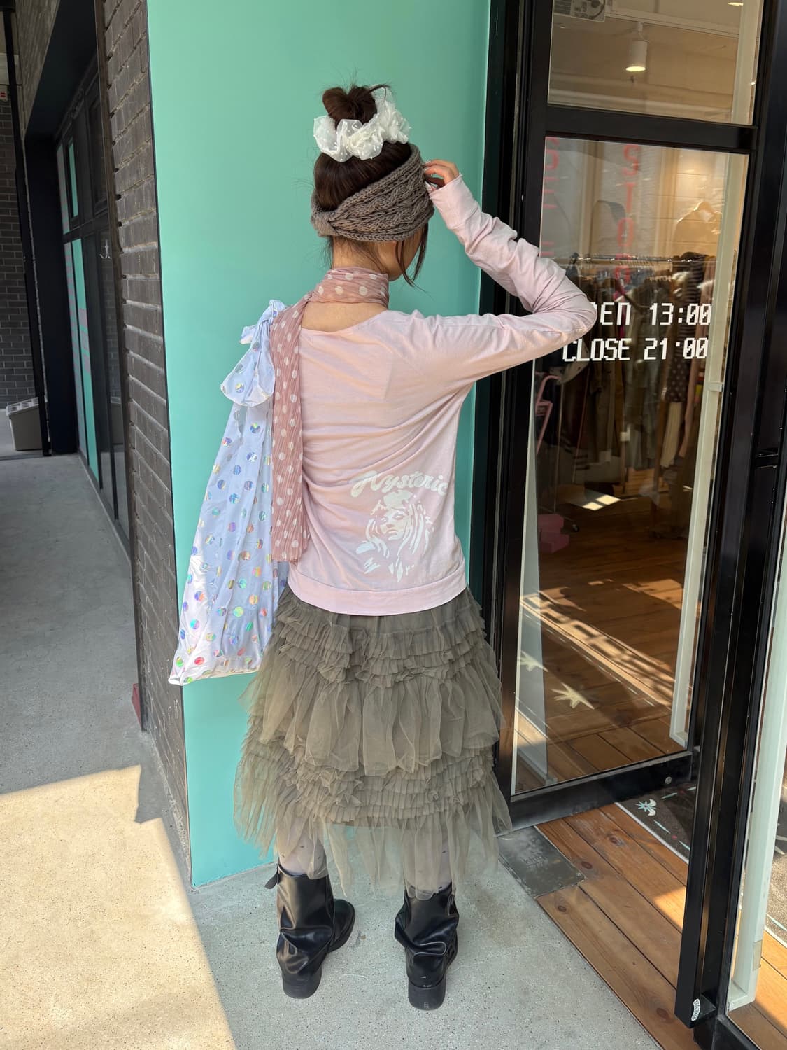 히스테릭글래머 셔링 가디건 상품이미지1