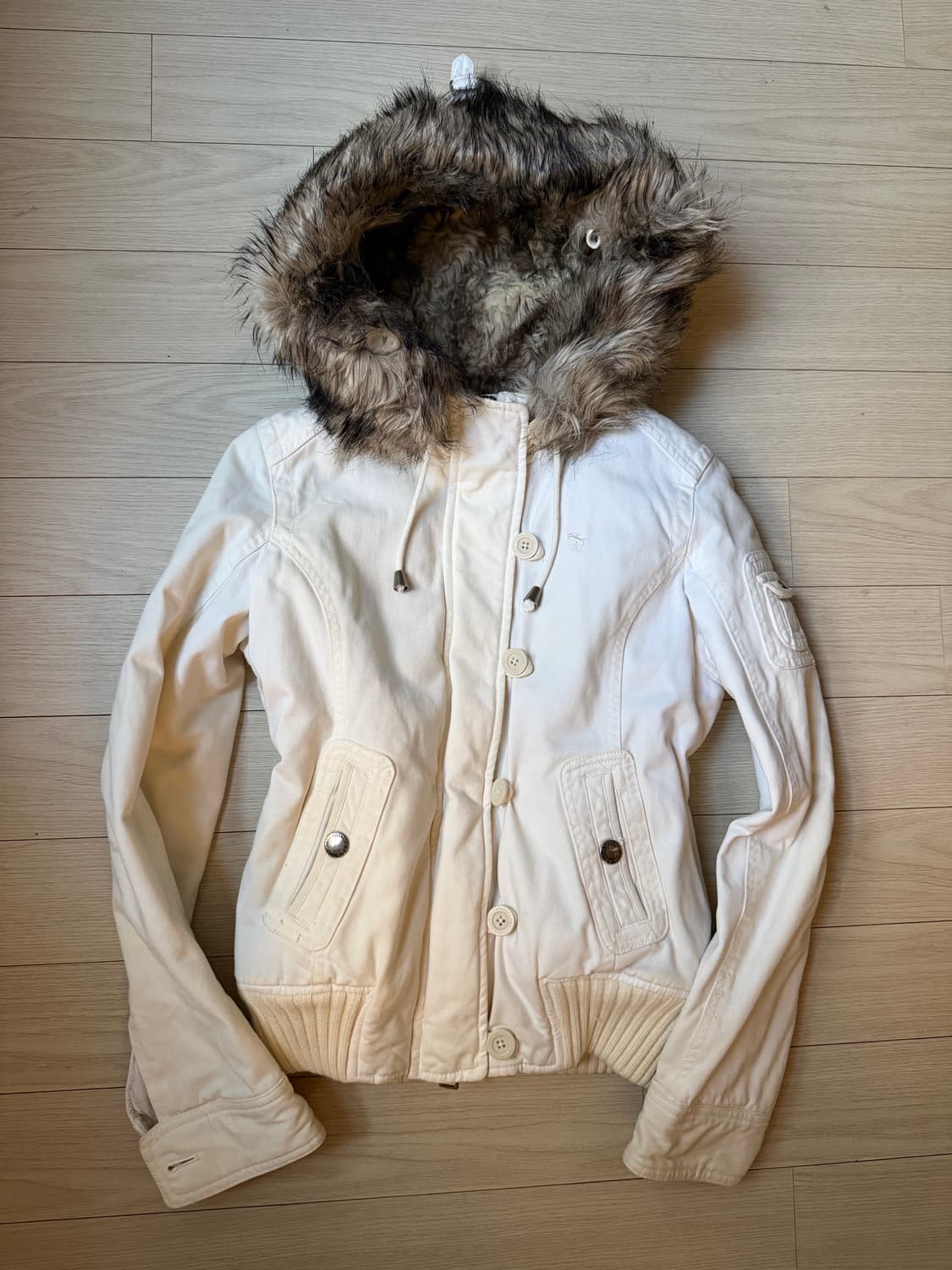 abercrombie&fitch fur hood jumper 상품이미지2