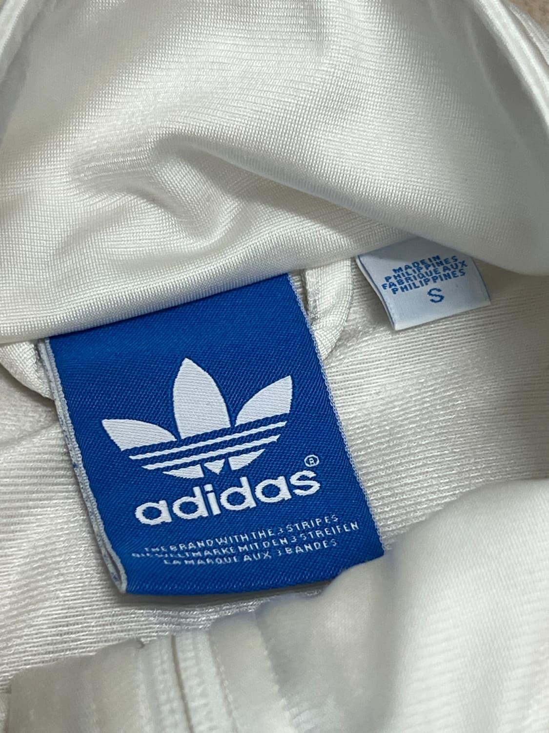 (S) 아디다스 구형 파이어버드 트랙탑 져지 화이트/블랙 상품이미지4