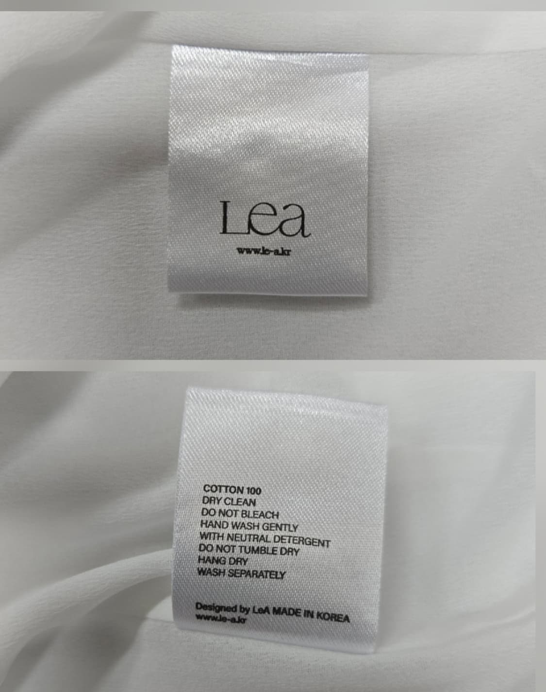르에 Lea 화이트 끈원피스 롱원피스 44-55 상품이미지10