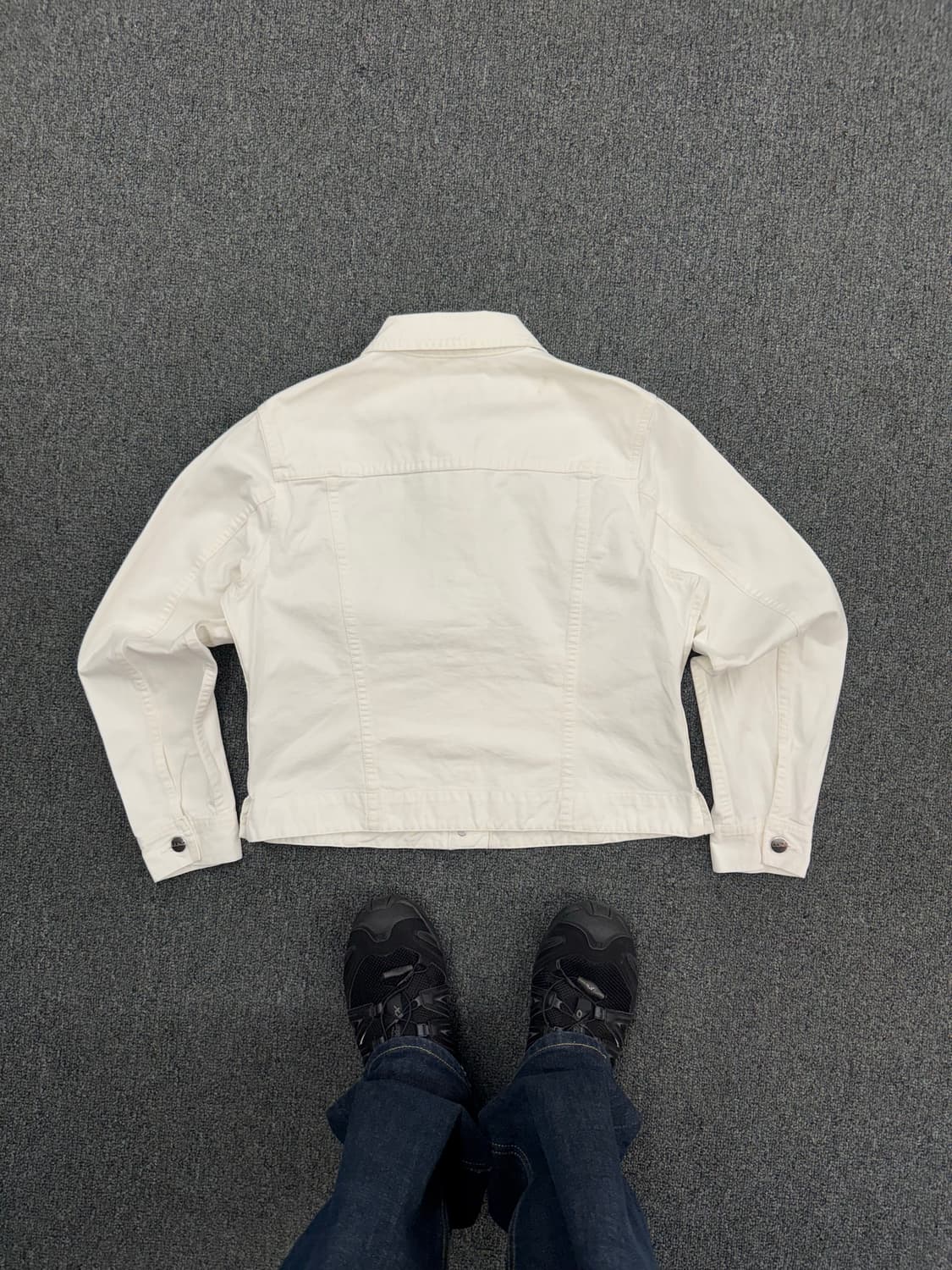 LLbean 빈티지 여성 화이트 데님자켓 상품이미지6