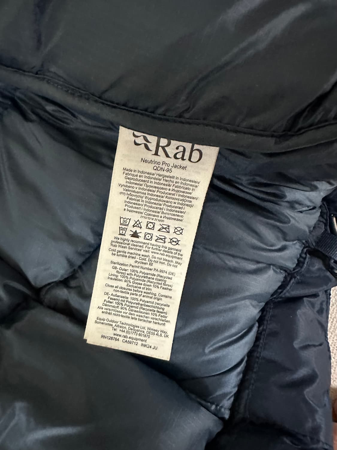 Rab 뉴트리노 프로 패딩 상품이미지5
