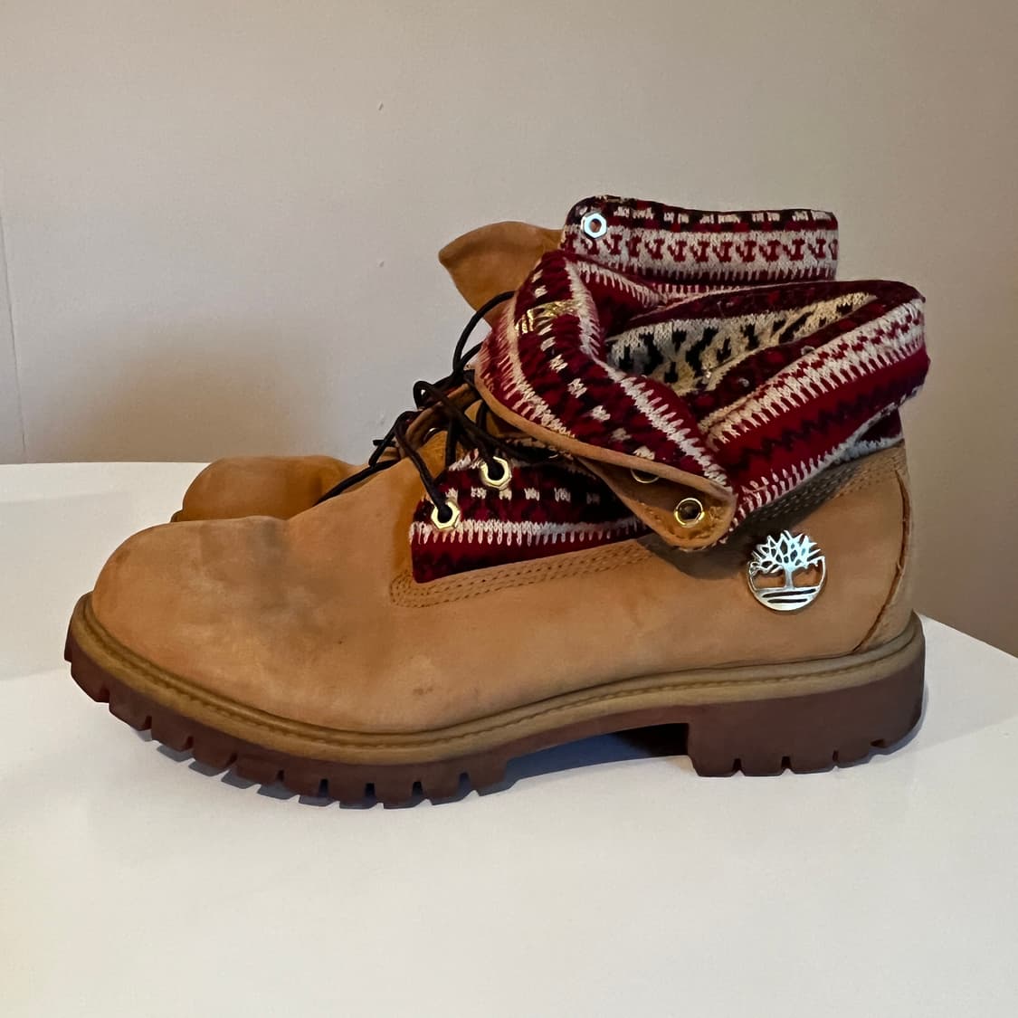 팀버랜드 어센틱 패브릭 롤탑 부츠 상품이미지2