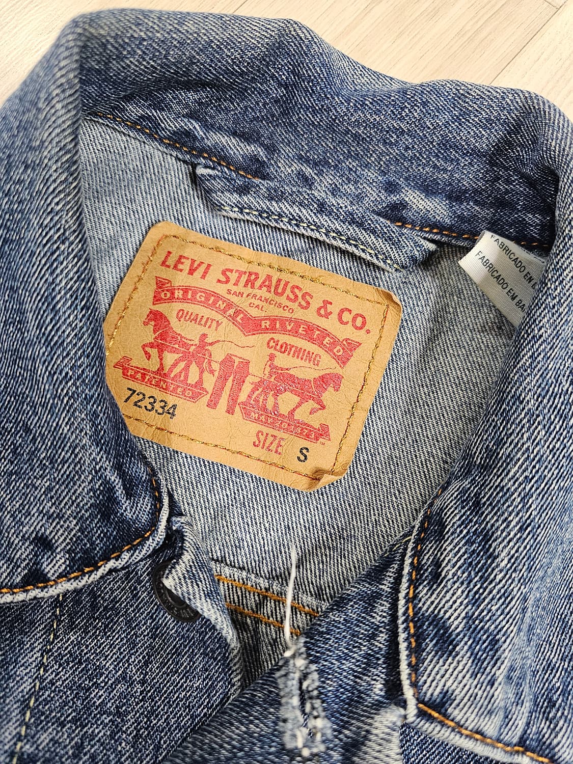 [S] 리바이스 오리지널 중청 데님 트러커 자켓 상품이미지5
