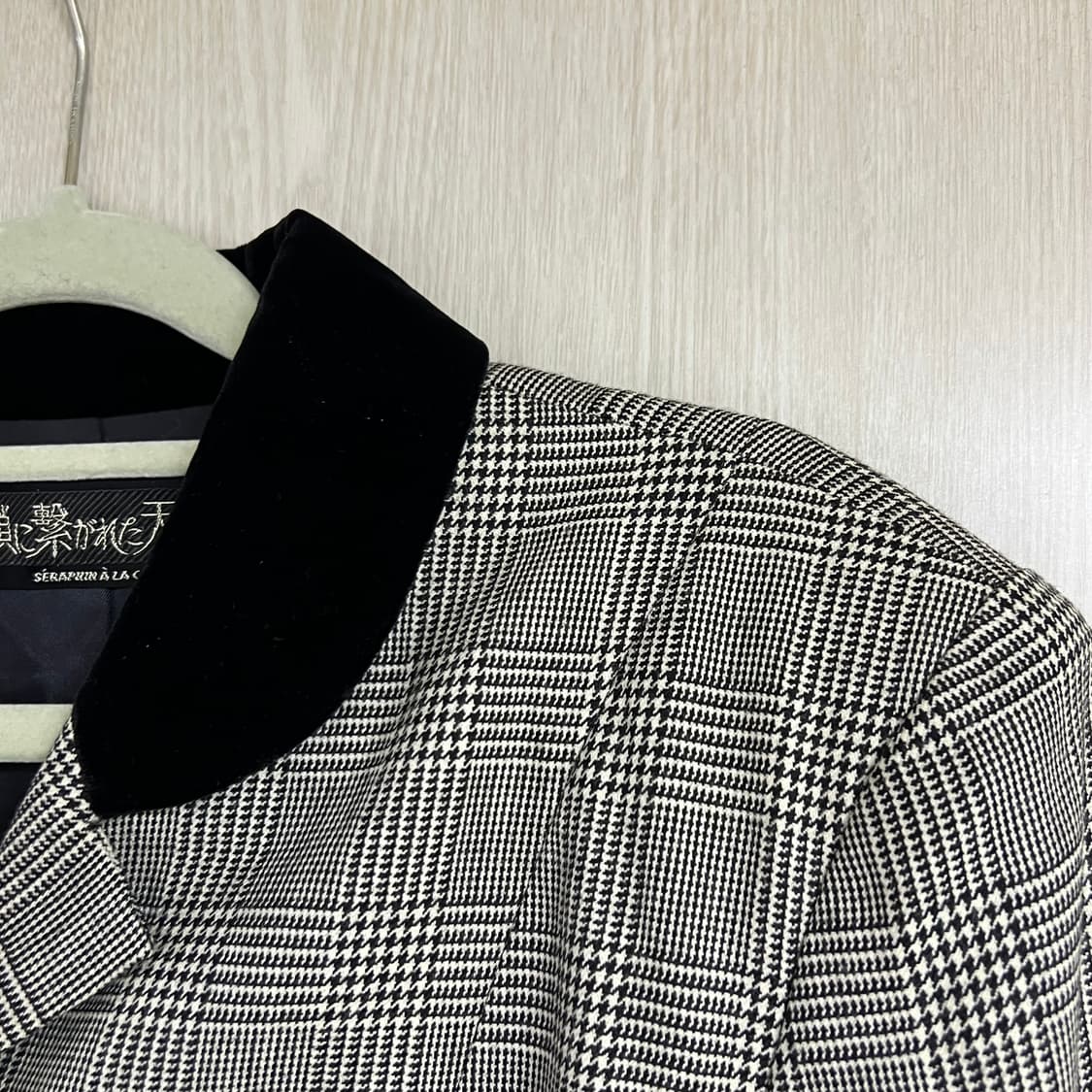 빈티지 체크자켓 상품이미지2