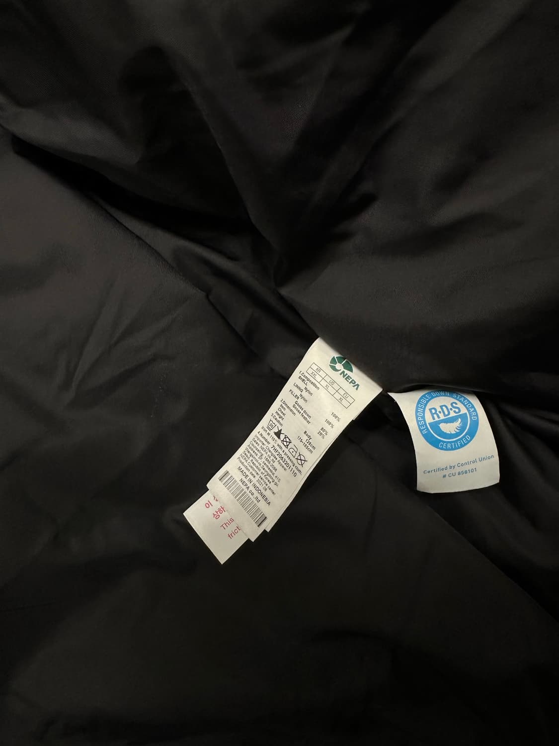 네파 C-TR 숏푸퍼 다운 자켓 110 [XXL] 상품이미지4