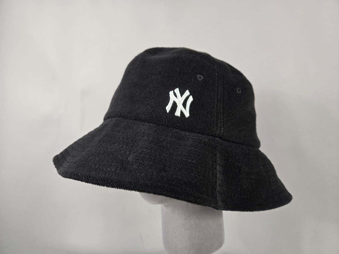 [무료배송]MLB 엠엘비 테리 버킷햇 모자 블랙 벙거지 태리 버킷 상품이미지5