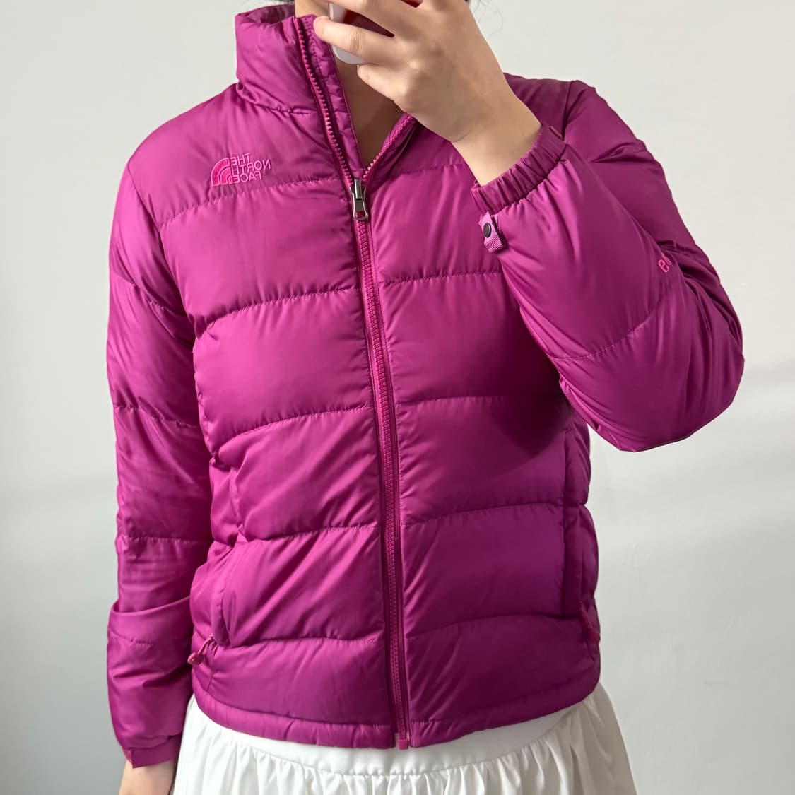 [M] 노스페이스 우먼 핑크 600 패딩 상품이미지2