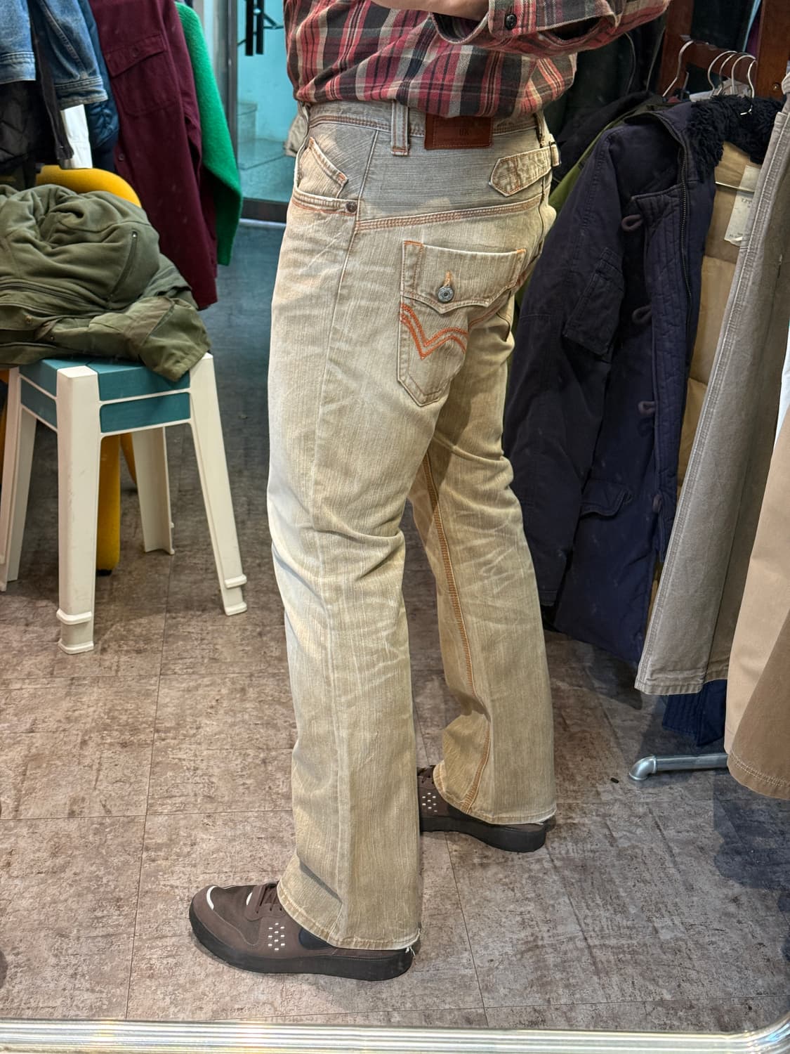 EDWIN 411XVS 신치백 데님 팬츠 36 상품이미지10