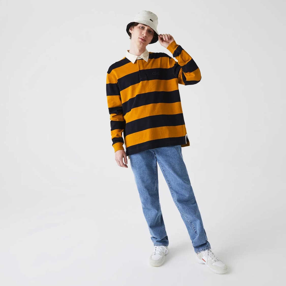 LACOSTE 긴팔 럭비 폴로셔츠 size 105 상품이미지1