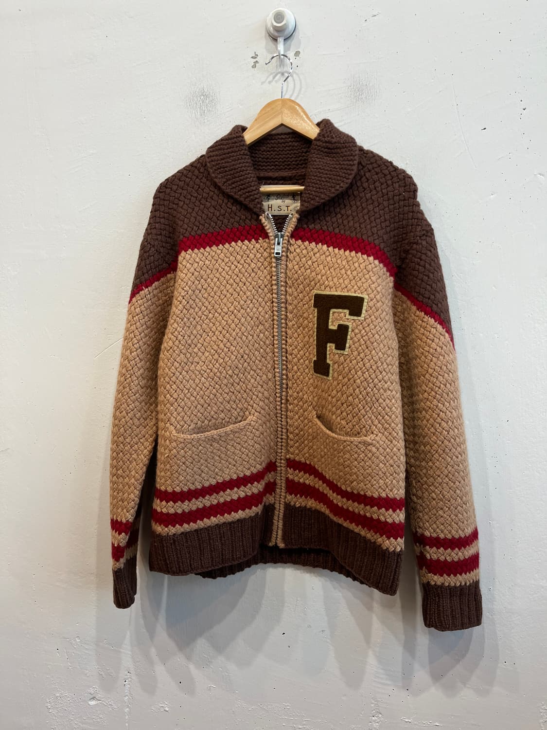 HST 울 코위찬 니트집업 상품이미지1