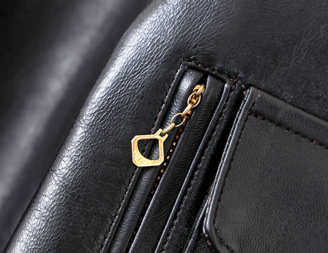 25AW NICENESS P.MONKMAN 차심 레더 A2
 상품이미지4