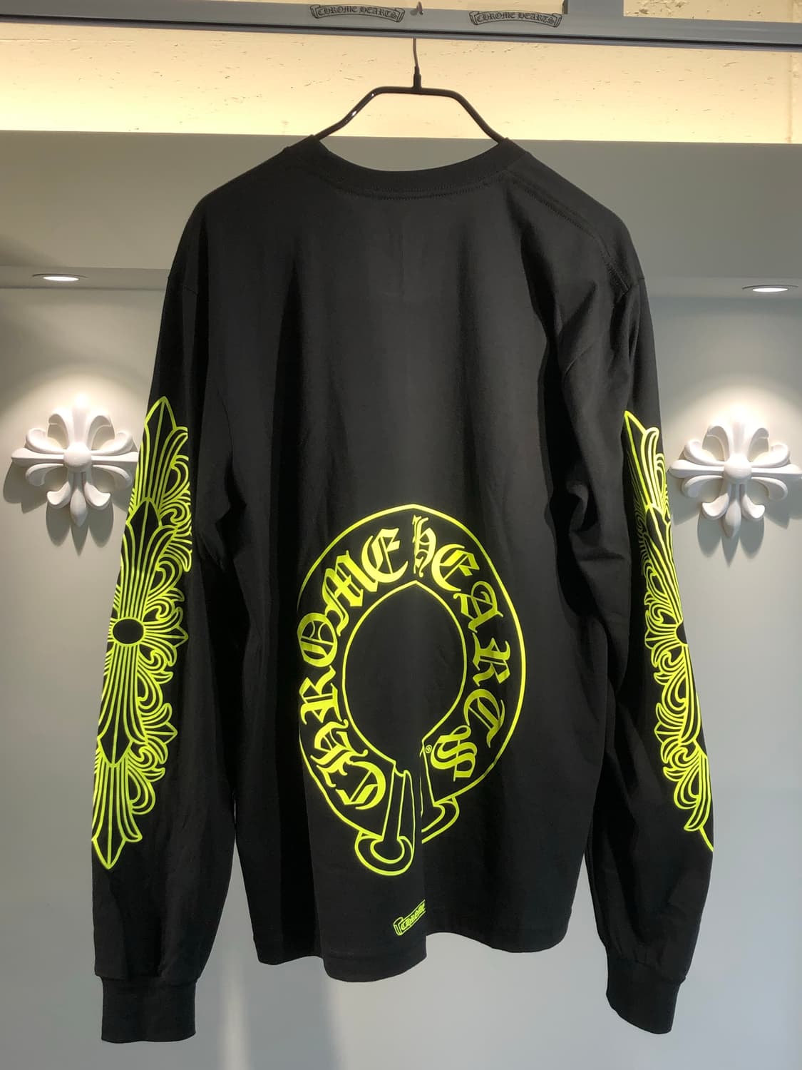 크롬하츠 플로랄 홀슈스 포켓로고 롱슬리브 L사이즈 상품이미지2