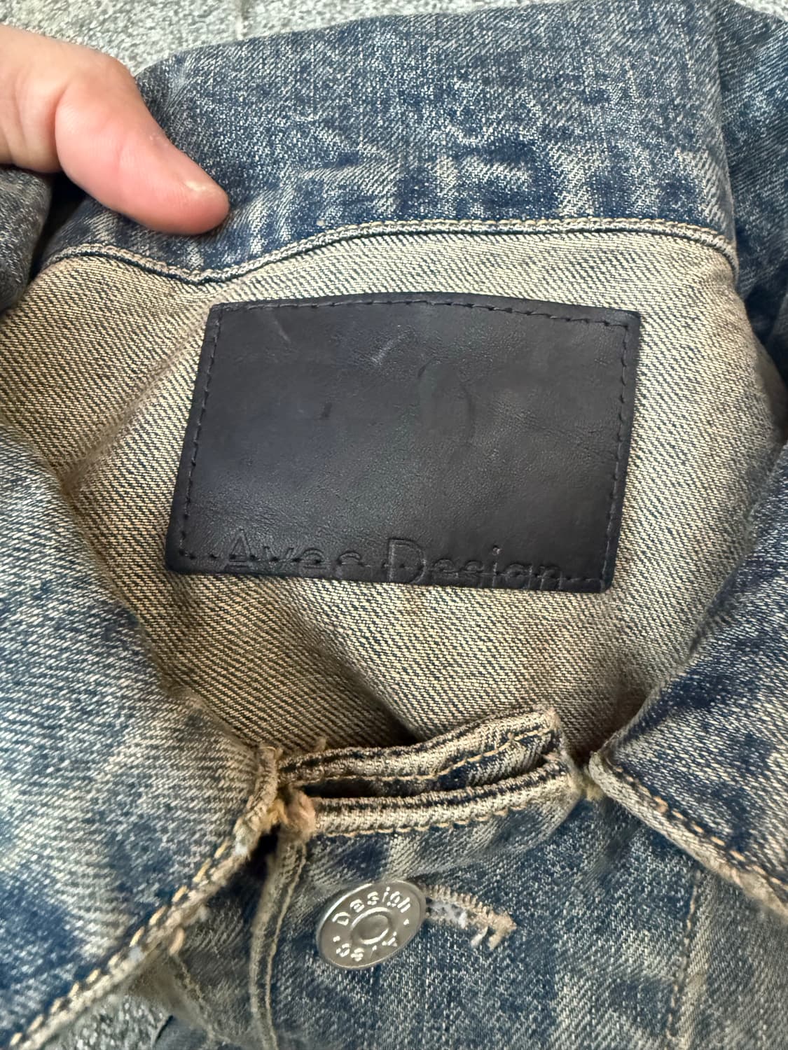 아베크디자인 AVEC Design 데님 자켓 상품이미지4