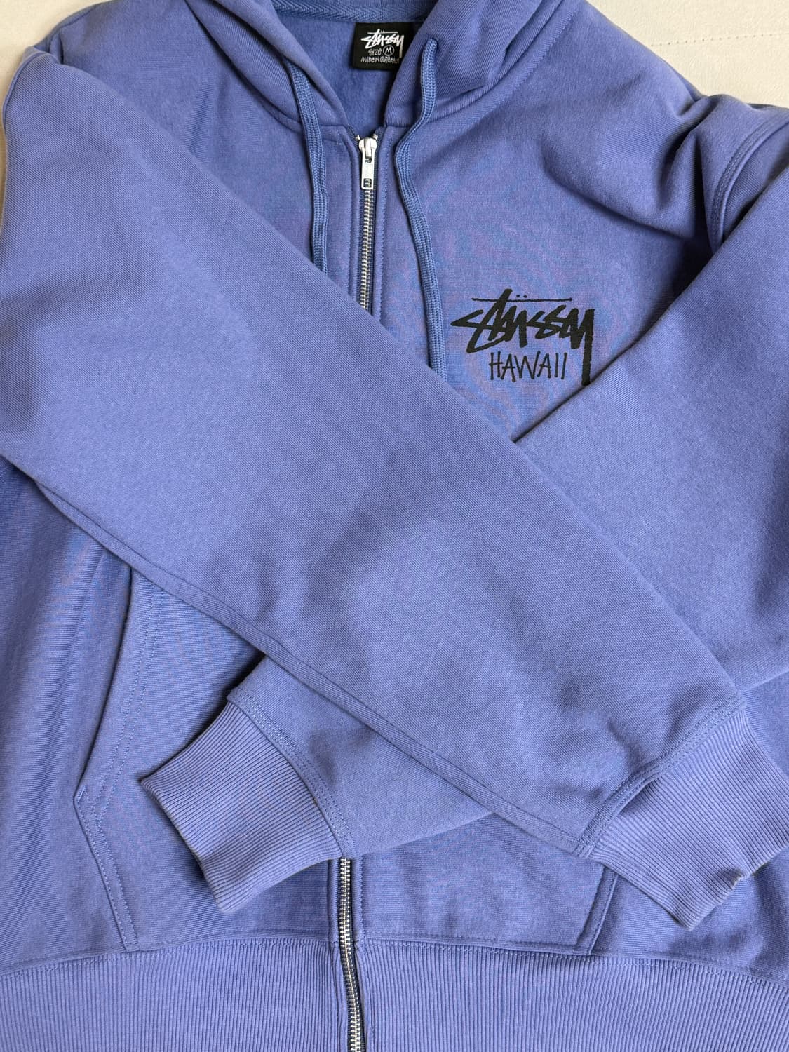 새상품급)스투시 Hawaii 후드집업(블루퍼플) 상품이미지2