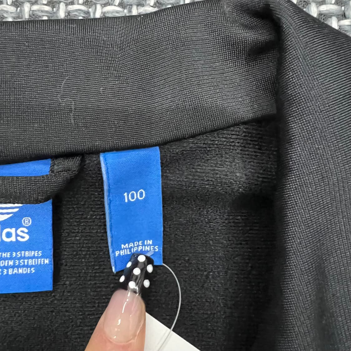 착샷O 아디다스 블랙 빅로고 져지 100 상품이미지2