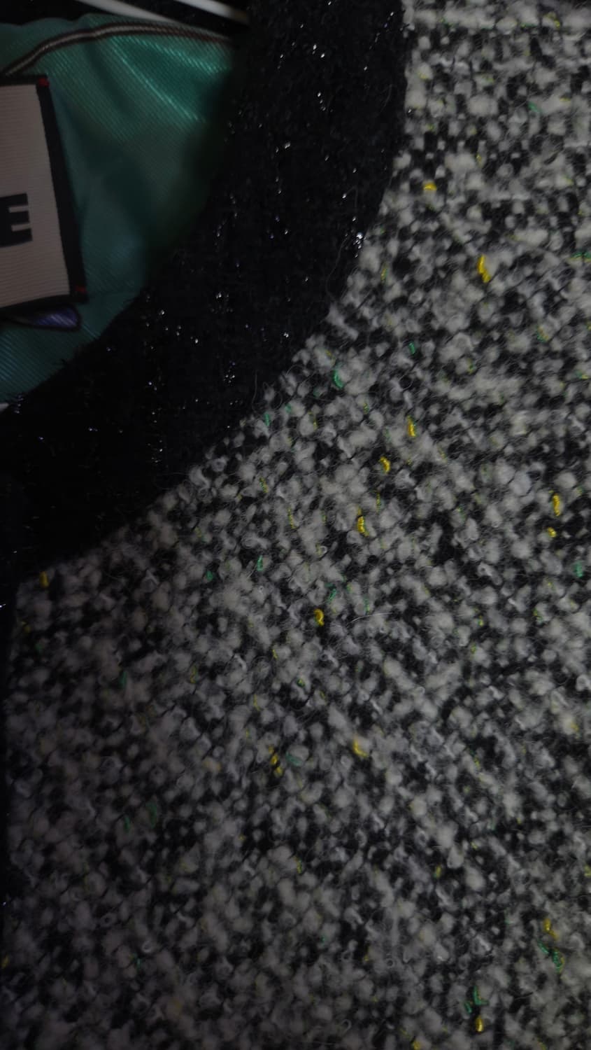 한섬 폼더스토어 보카시 글리터 트위드 자켓 M 사이즈 상품이미지8