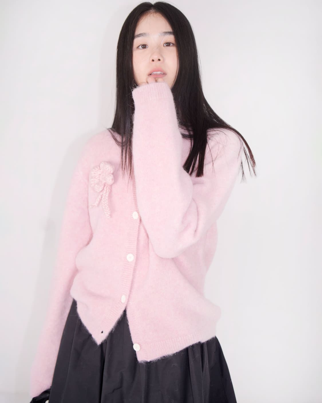 유노이아 알파카 가디건  상품이미지1