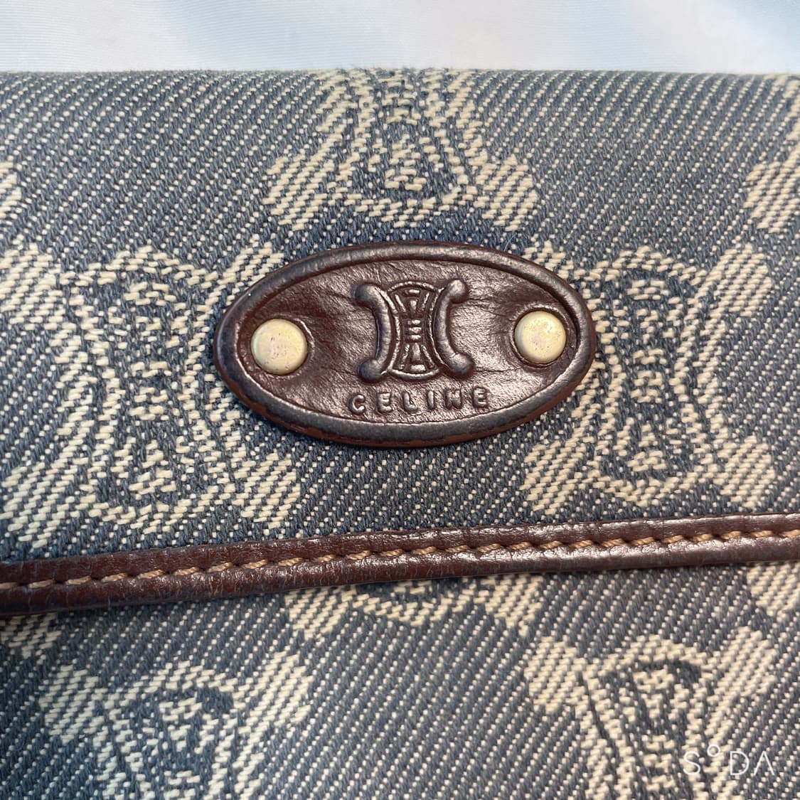 셀린느 빈티지 데님 반지갑 상품이미지3