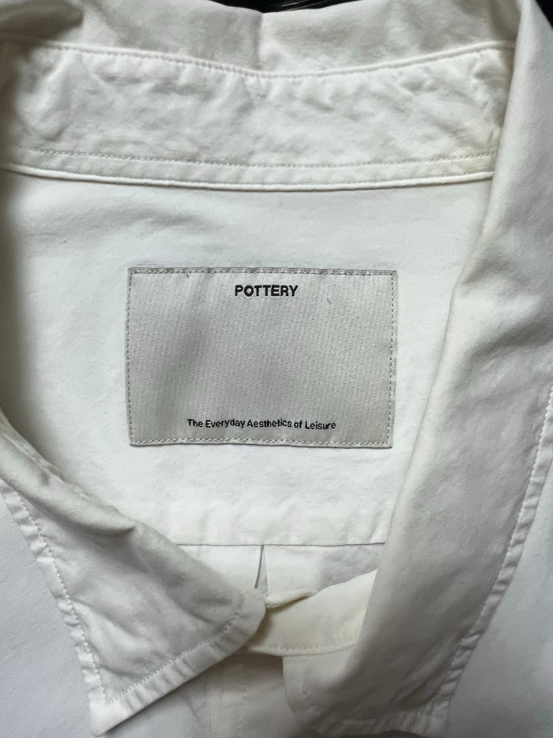 포터리 화이트 버튼다운 셔츠 3  상품이미지2