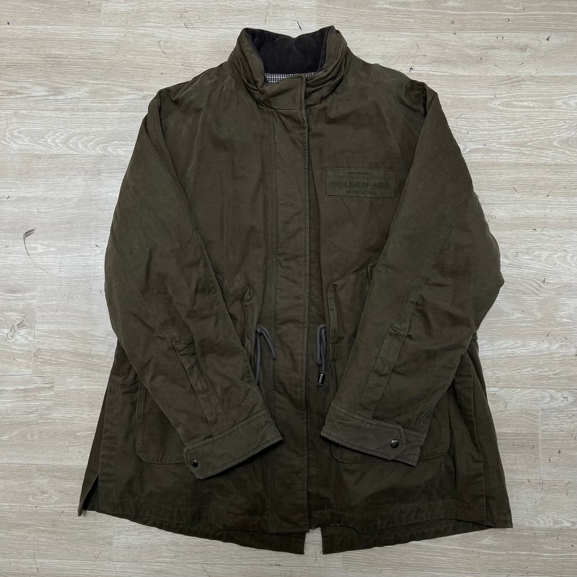 지고트 여성 구스다운 안감내피 야상코트 점퍼 [카키] M/95(구 66) 상품이미지1