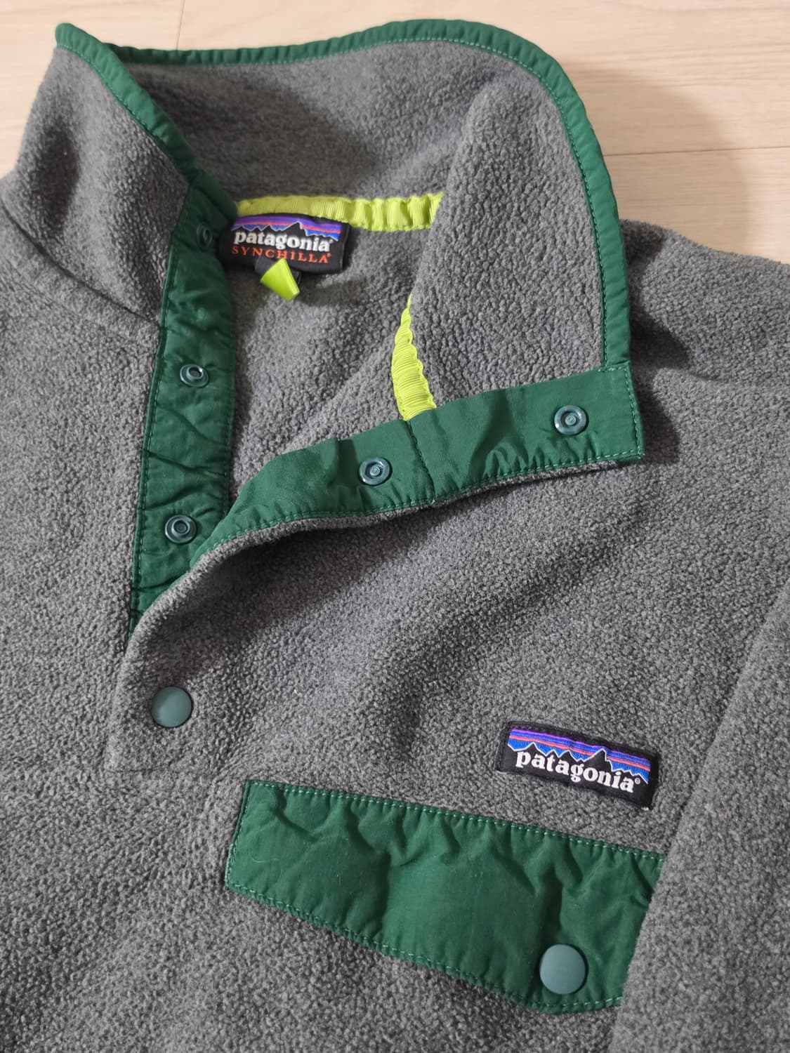 [S] 파타고니아 신칠라 라이트웨이트 니켈/그린 상품이미지2