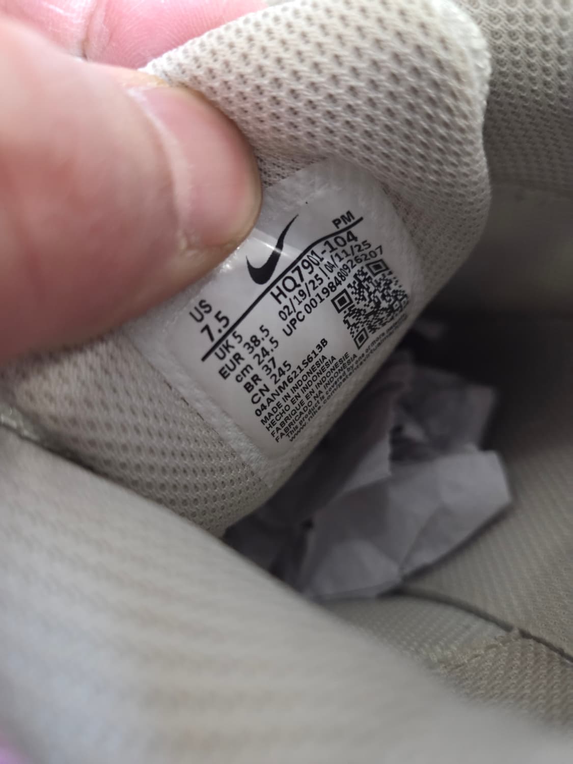 나이키 우먼스 v5 러닝화 245 상품이미지6