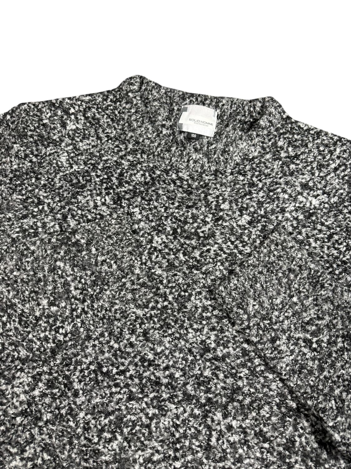 Solid homme Wooyoungmi 솔리드옴므 우영미 부클 니트 상품이미지2