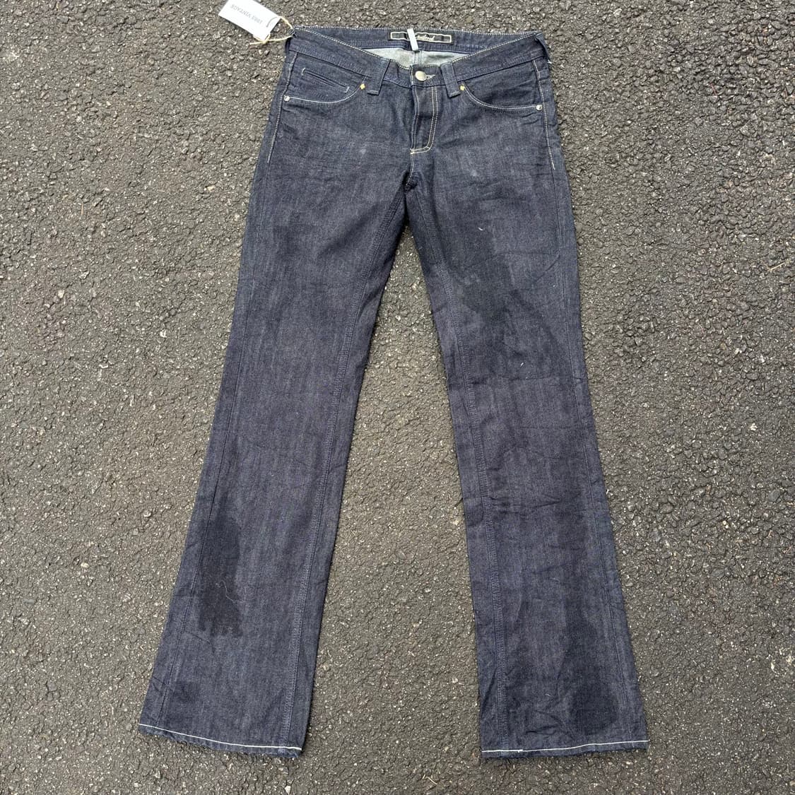 빅죤 더 테일로드 데님 부츠컷 로우라이즈 상품이미지3