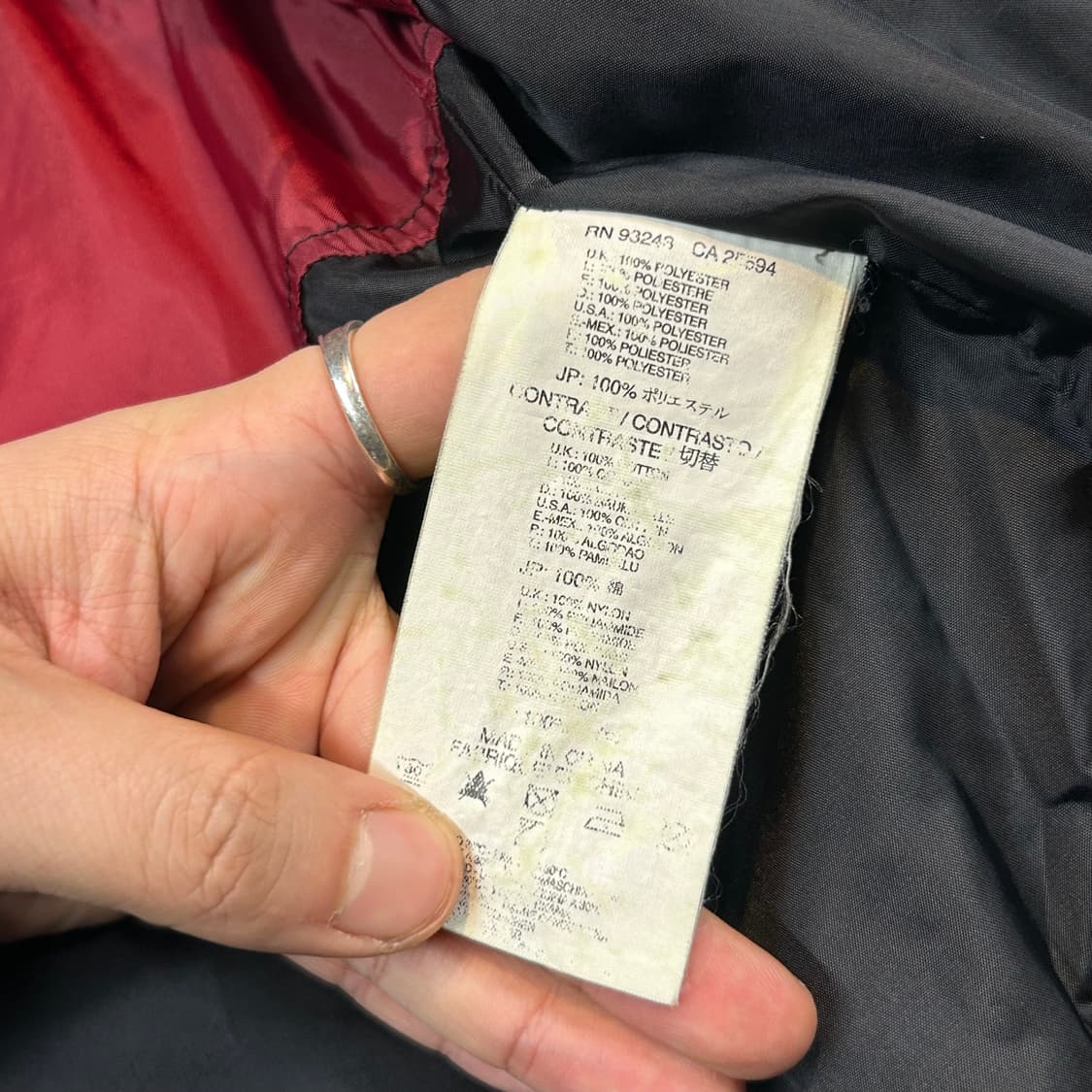 XL) 디젤 Diesel 블랙 패딩 조끼 베스트 상품이미지8