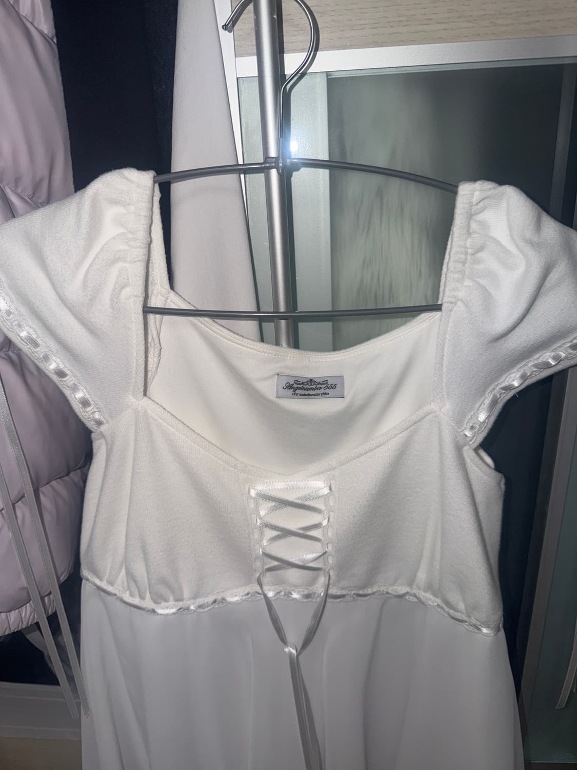 엔넘파 엔젤넘버555 snow blouse 스노우 엔젤 상품이미지2