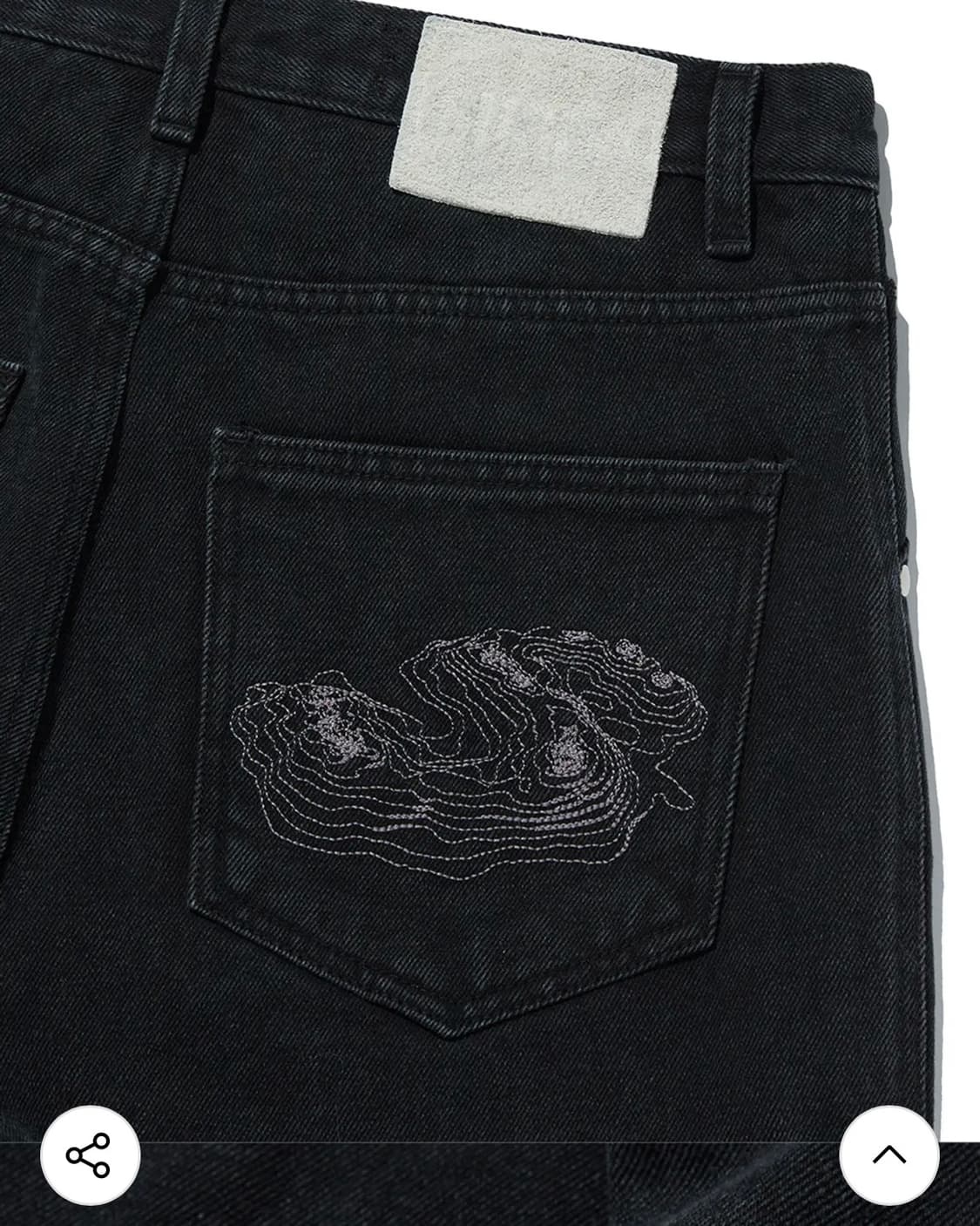 스웨이드 컨투어 포켓 데님 블랙 L CONTOUR POCKET DENIM 상품이미지9