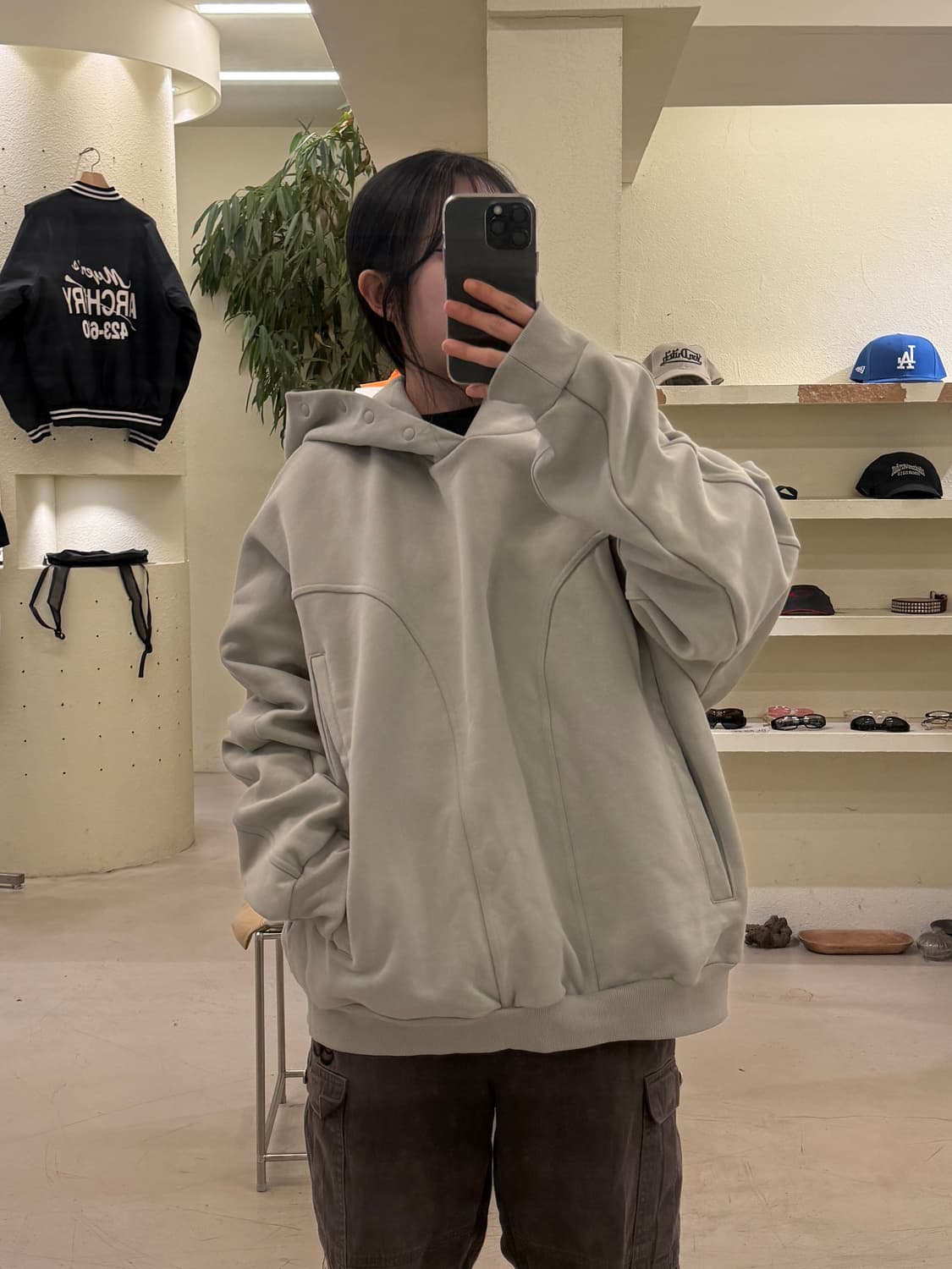 그레일즈 빅포켓 헤비스웻 후드티 U383 상품이미지1