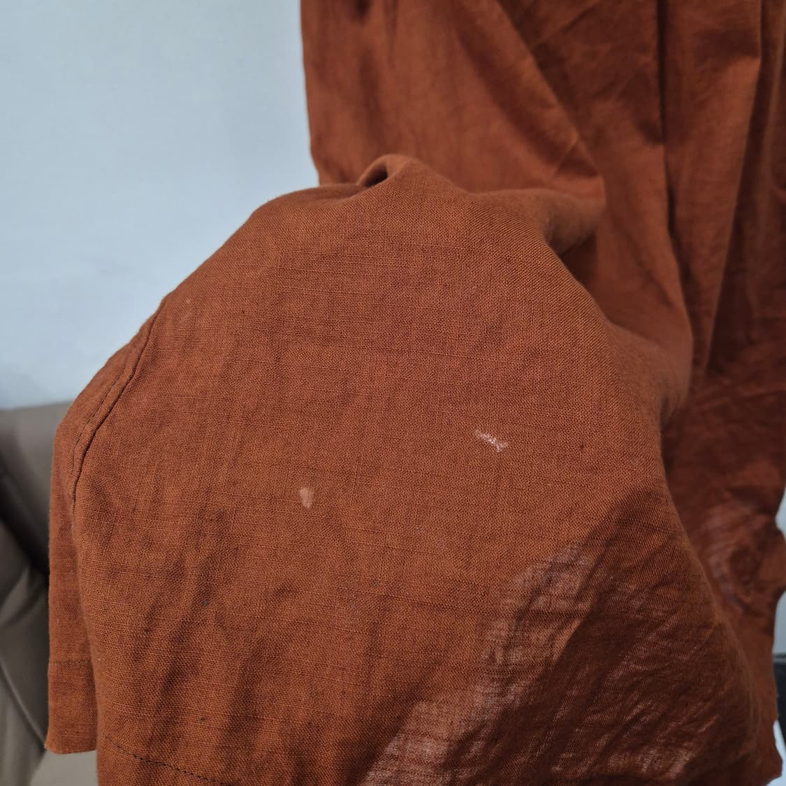 유니클로 x 이네스 드라 프레상쥬 린넨 원피스 M 상품이미지6