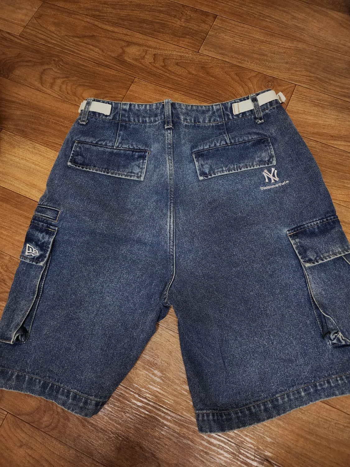 디스이즈네버댓 뉴에라 숏팬츠 블루 상품이미지2