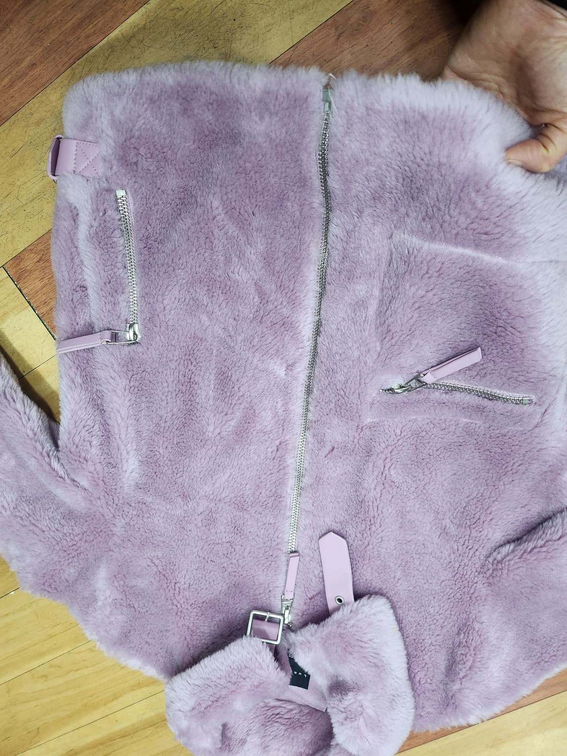 루나코어스양모양가죽자켓55 상품이미지3