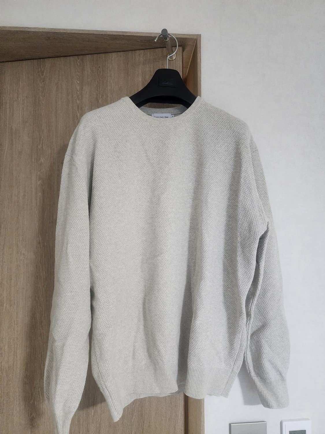 스테디에브리웨어 코튼 와플 라운드 니트 상품이미지2